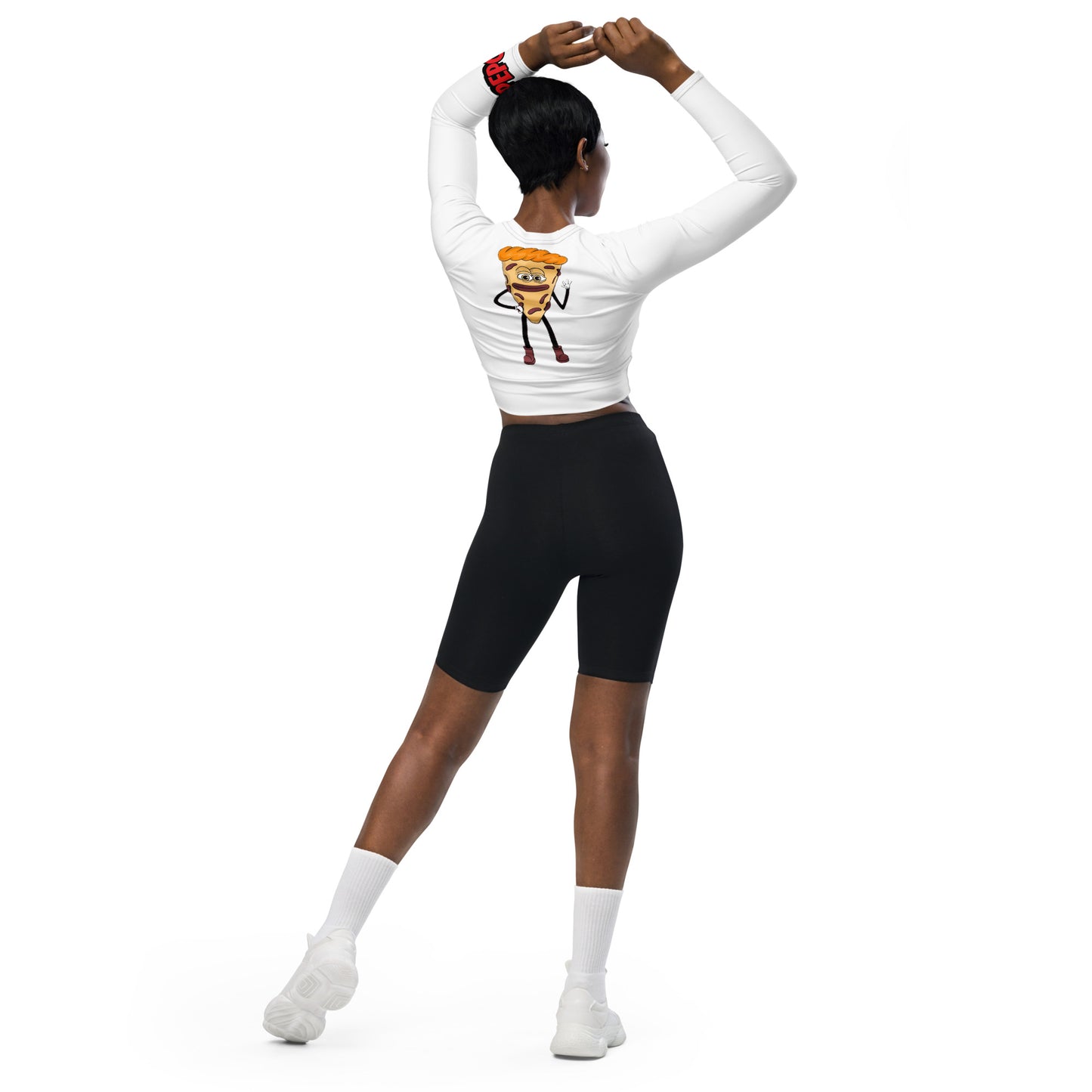 Pepper merch - long-sleeve crop top