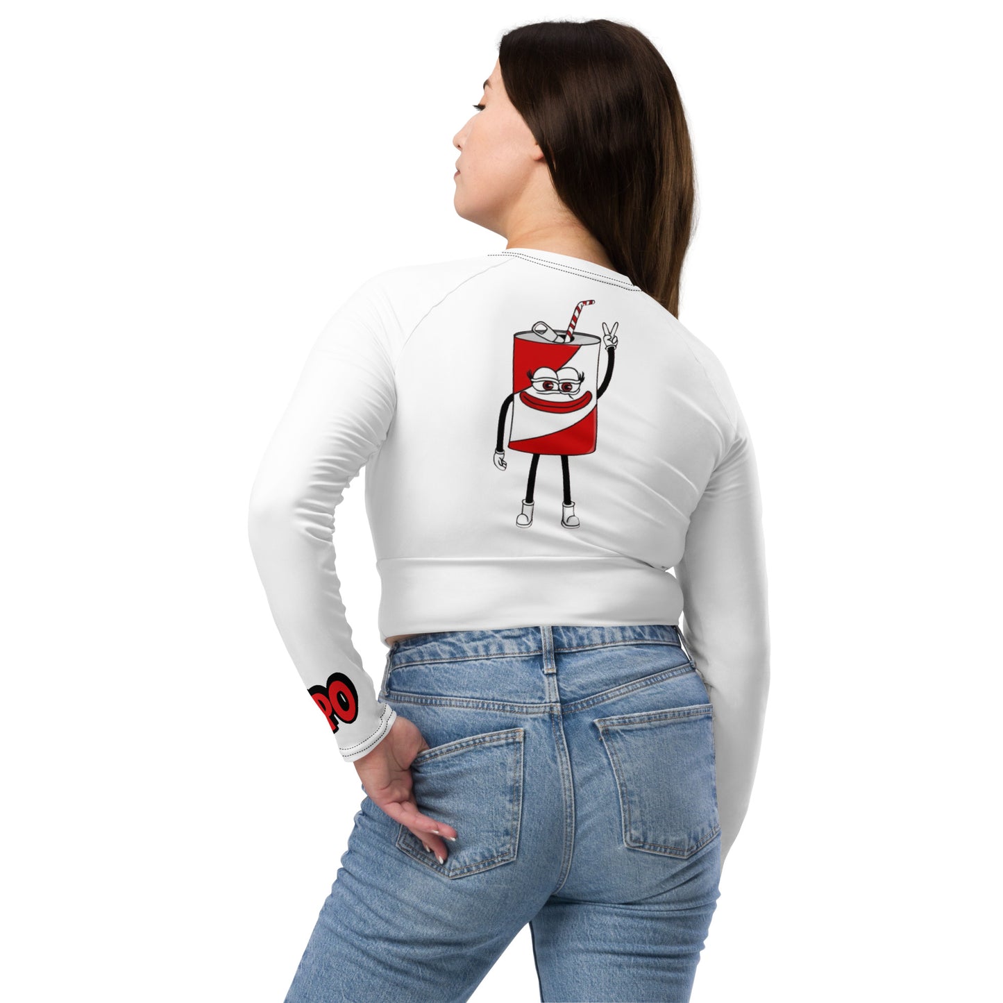 Poppi merch - Long-sleeve crop top