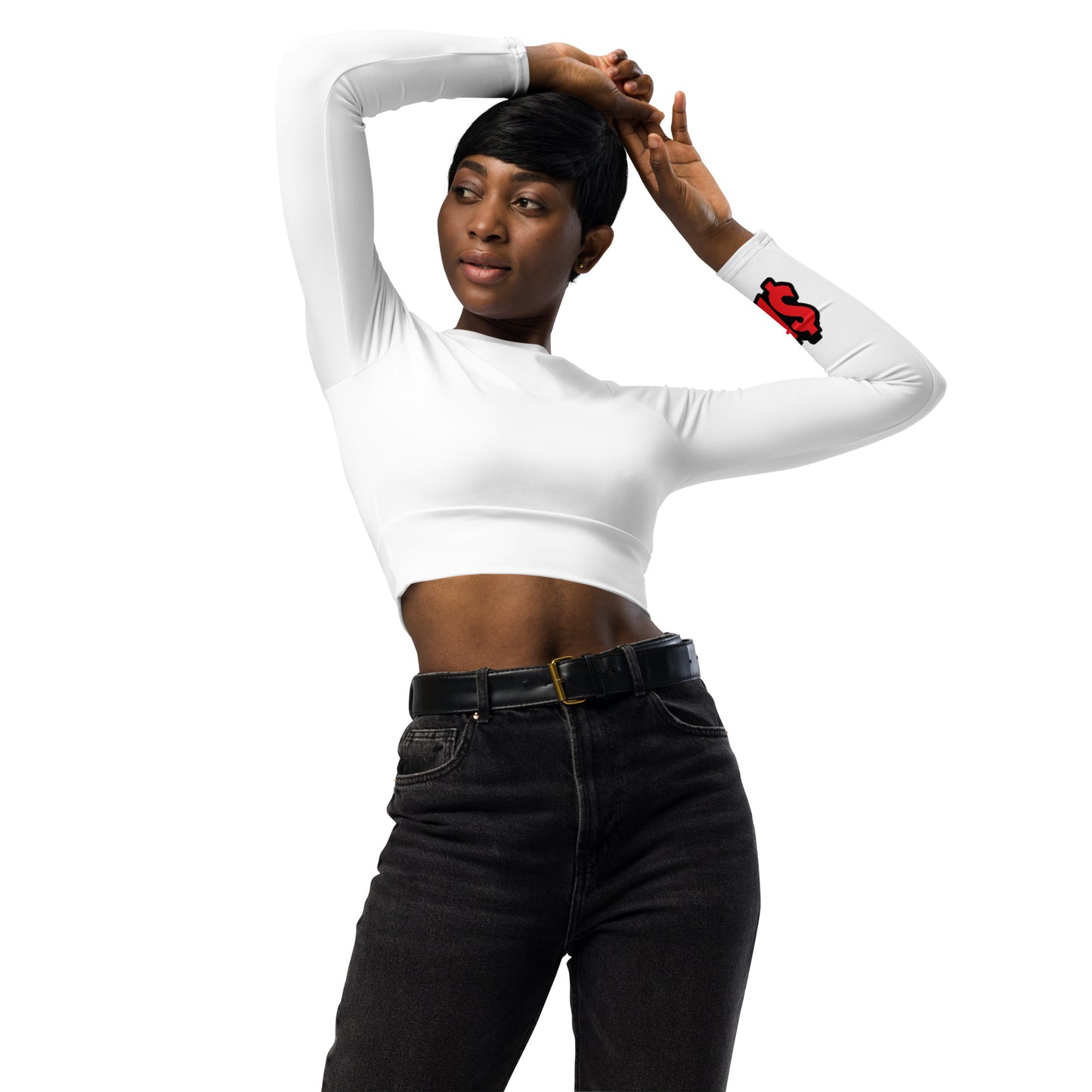 Pepper merch - long-sleeve crop top