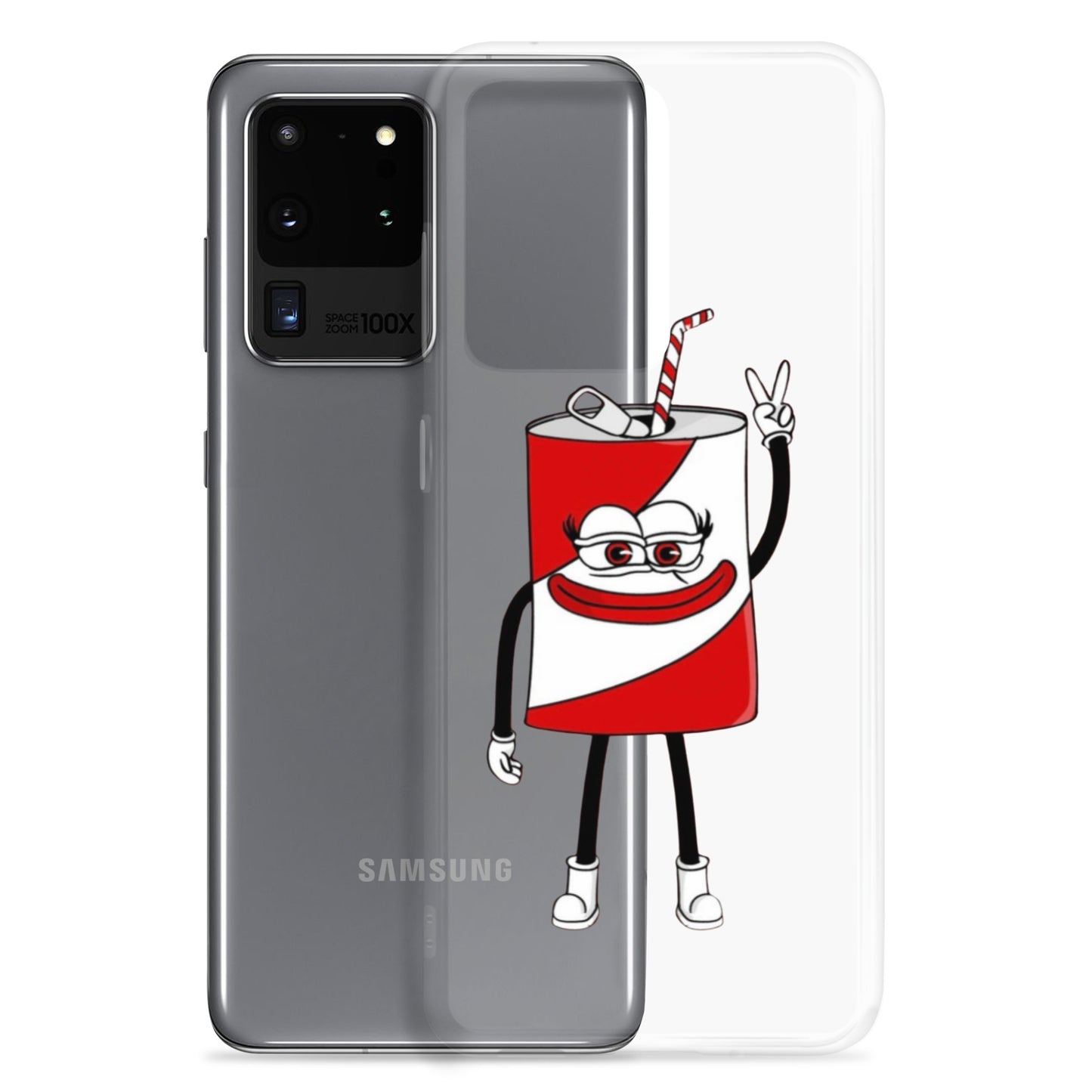 Poppi merch - Clear Case for Samsung®