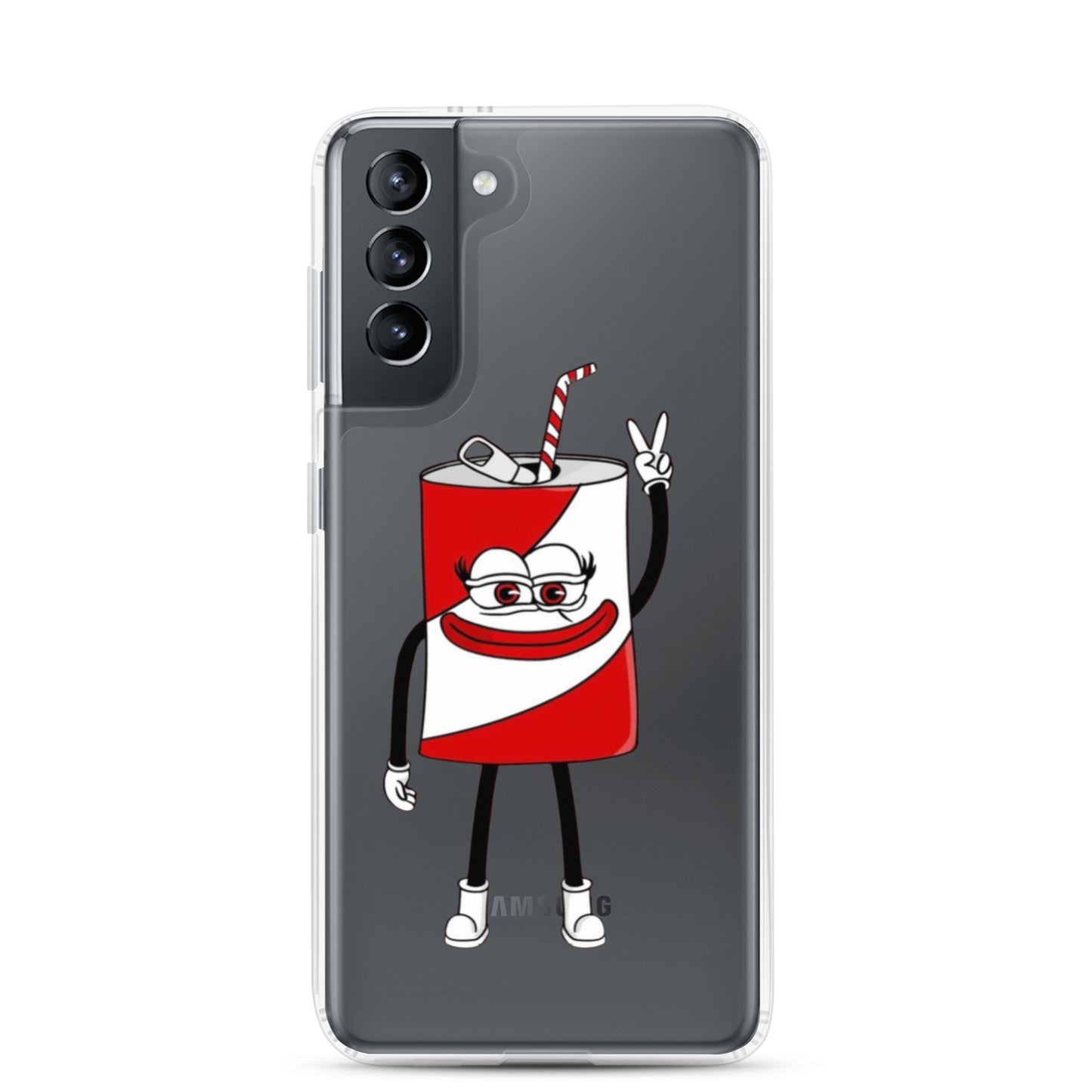 Poppi merch - Clear Case for Samsung®