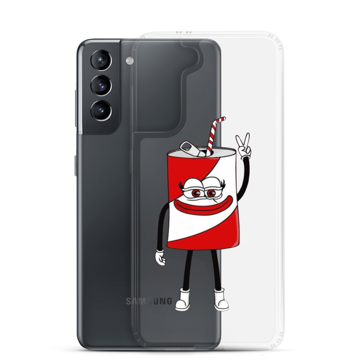 Poppi merch - Clear Case for Samsung®