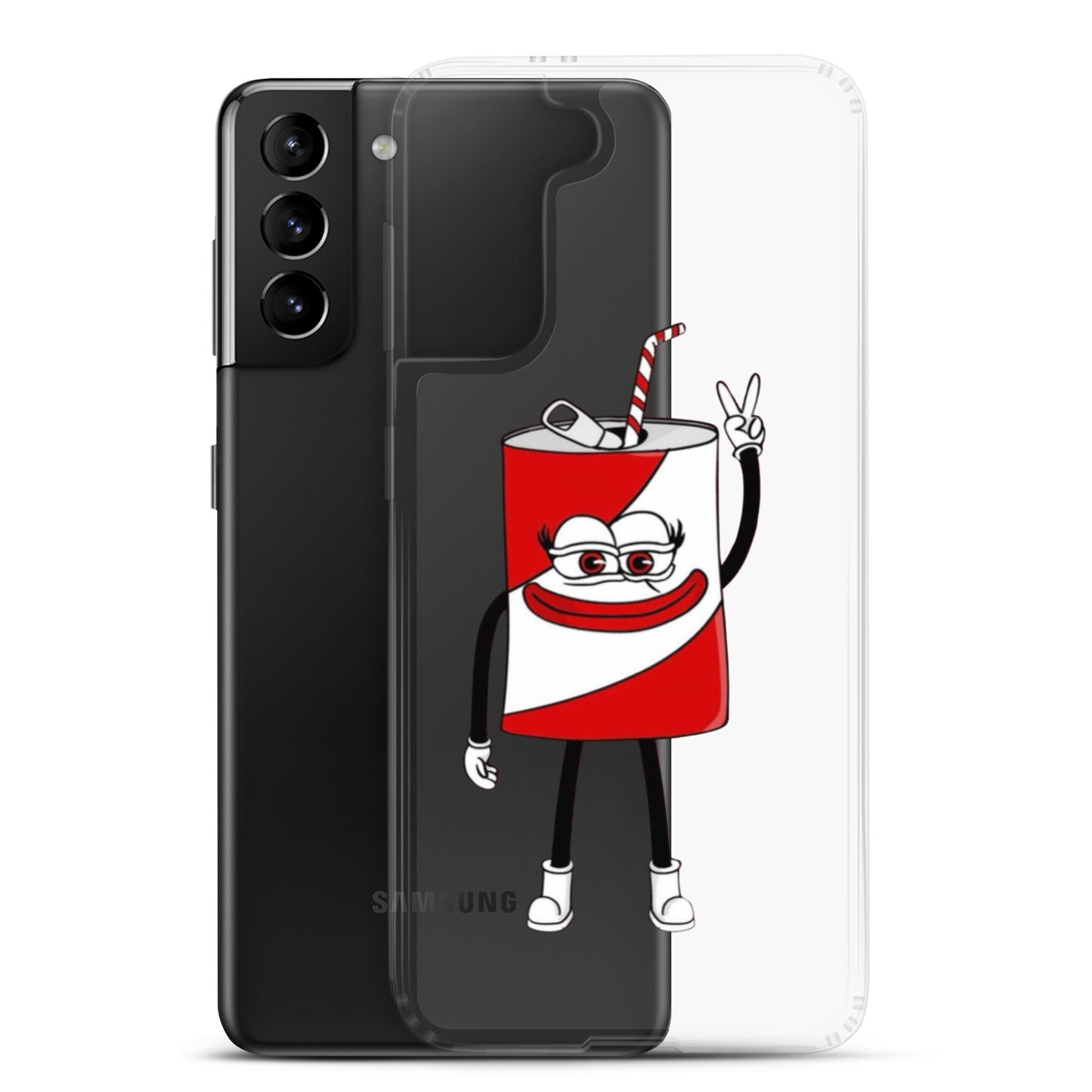 Poppi merch - Clear Case for Samsung®