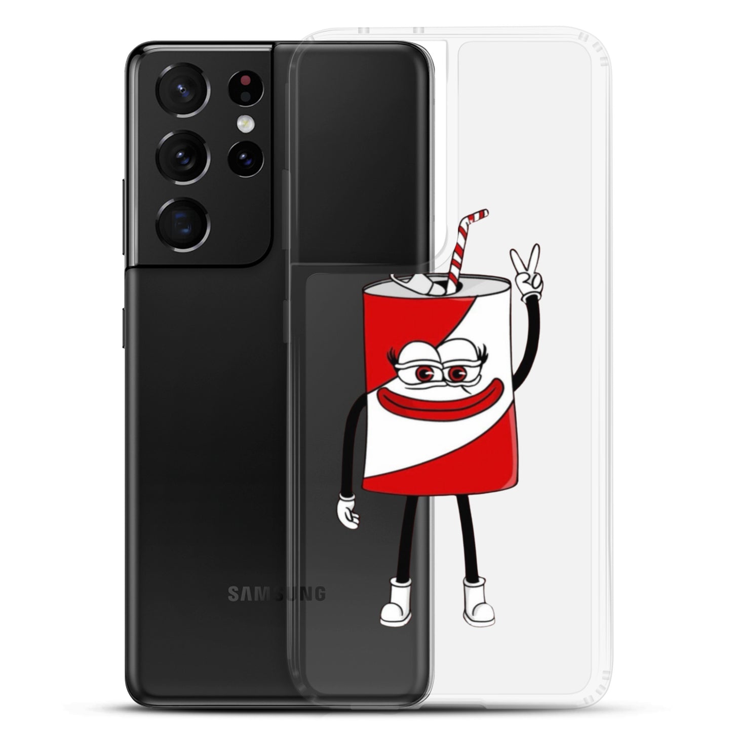 Poppi merch - Clear Case for Samsung®