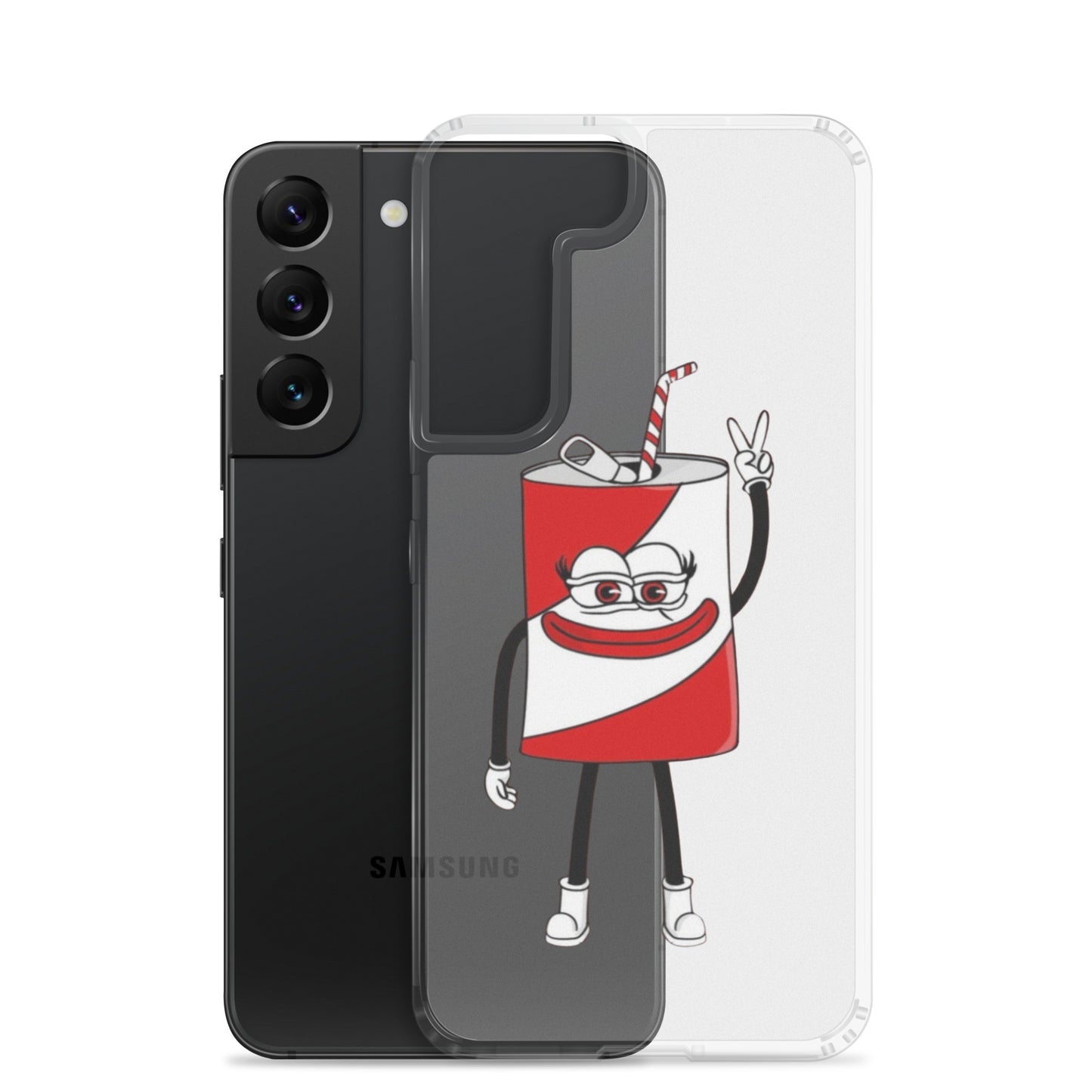 Poppi merch - Clear Case for Samsung®