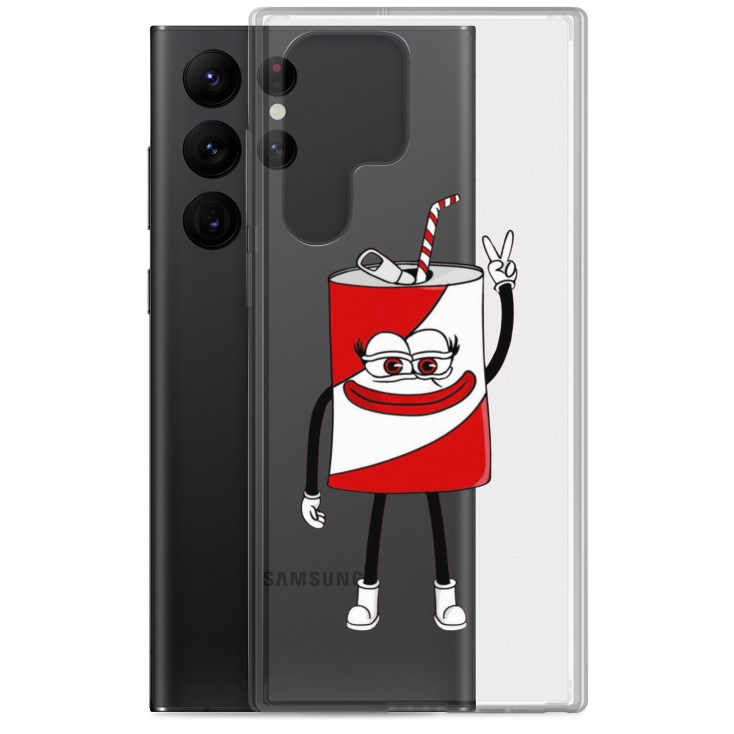 Poppi merch - Clear Case for Samsung®