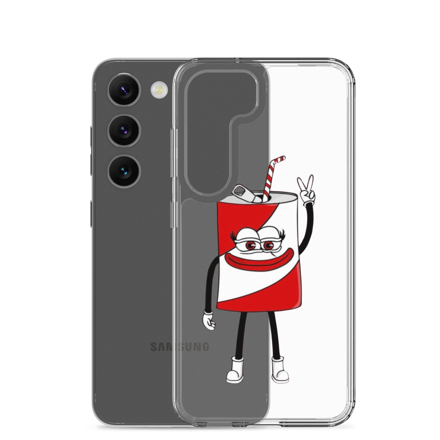 Poppi merch - Clear Case for Samsung®