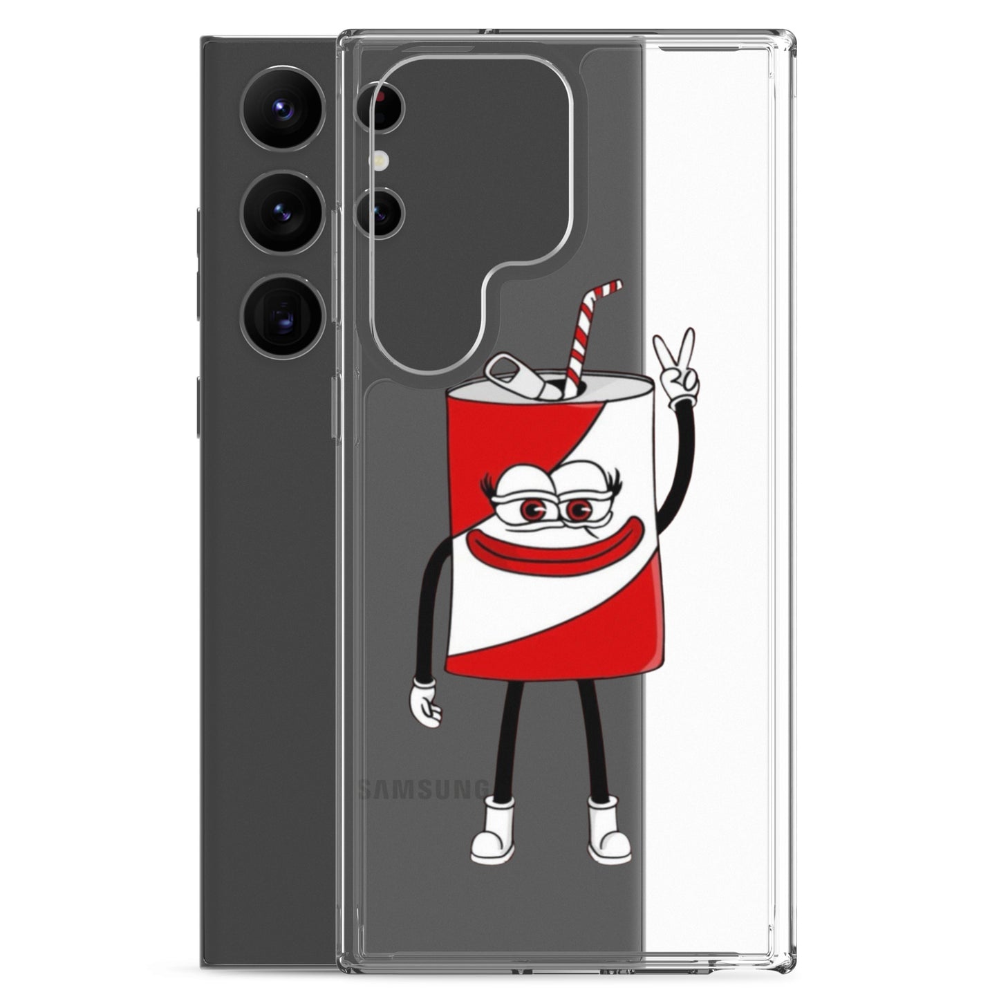 Poppi merch - Clear Case for Samsung®