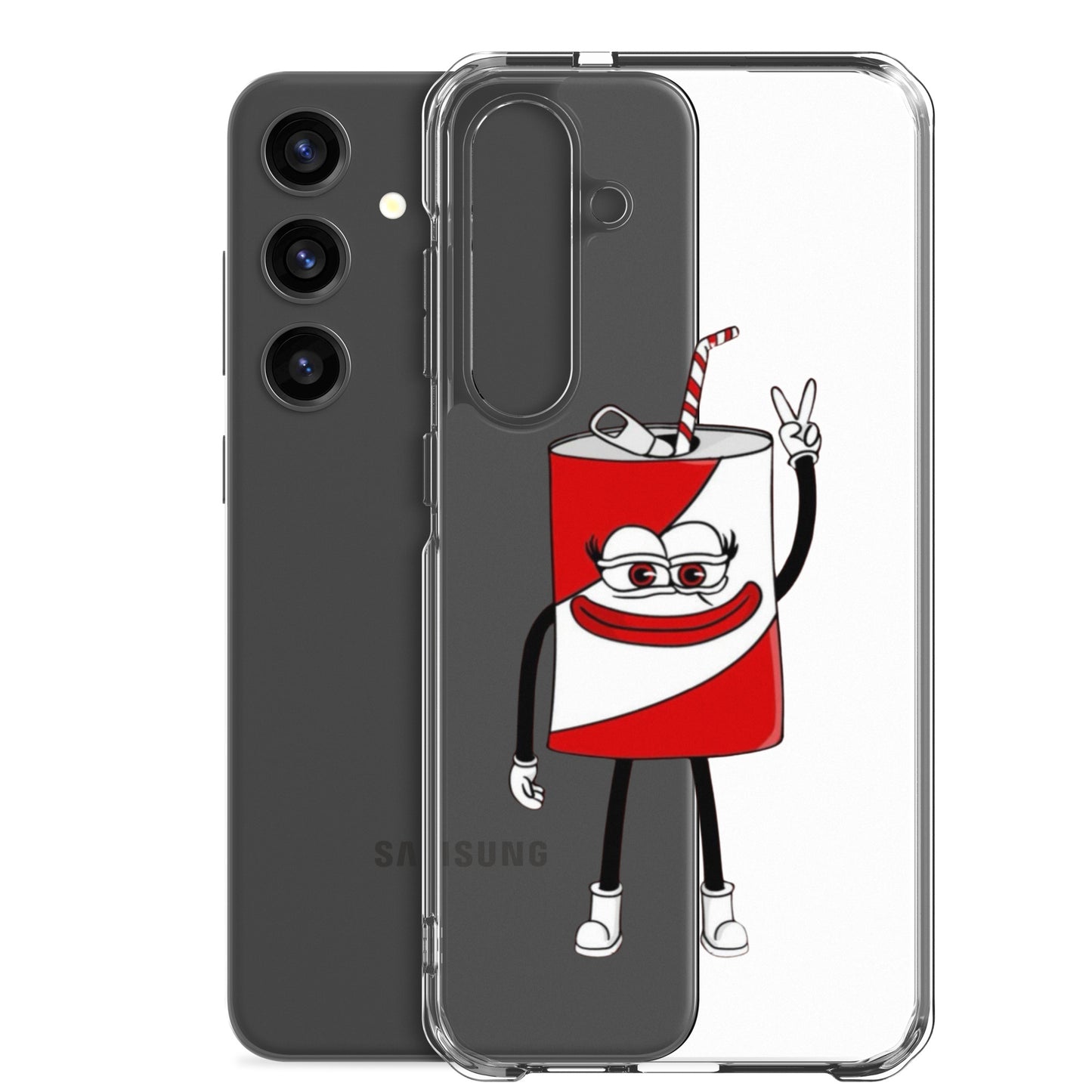 Poppi merch - Clear Case for Samsung®